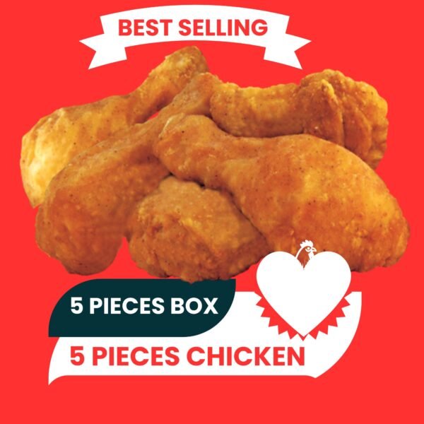 5 pieces of chicken